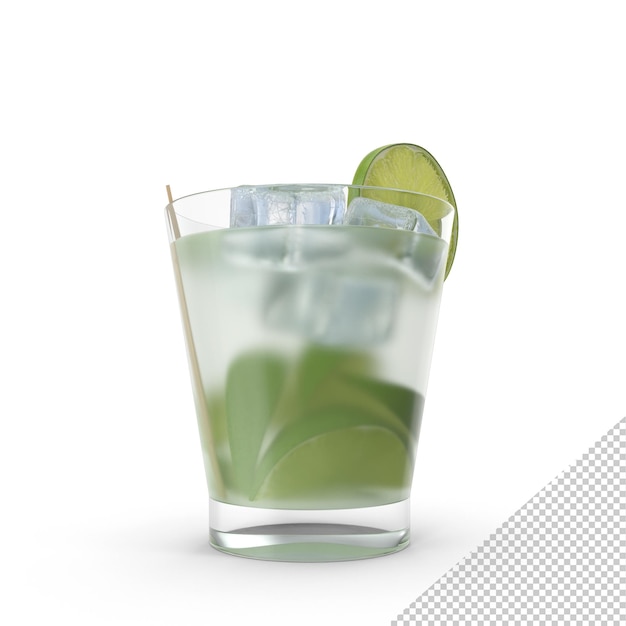 PSD cocktail caipirinha brasile png