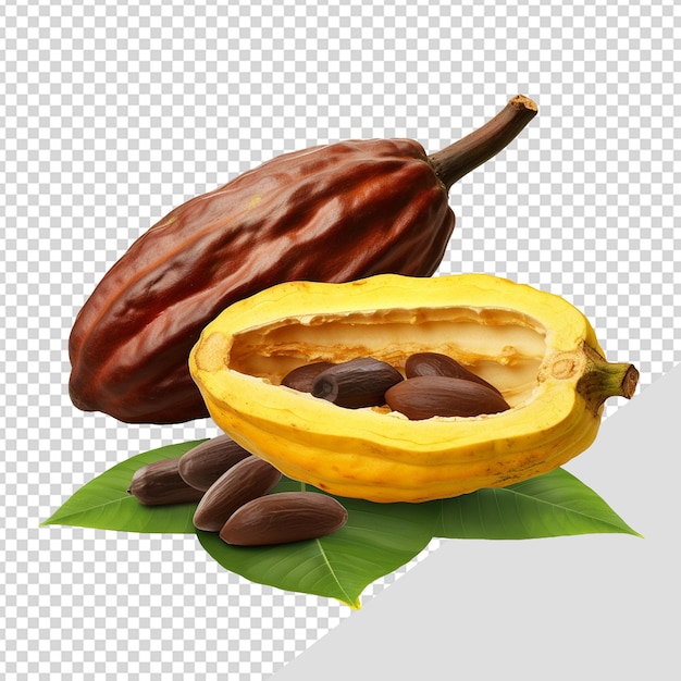 PSD cacao isolato su sfondo trasparente png