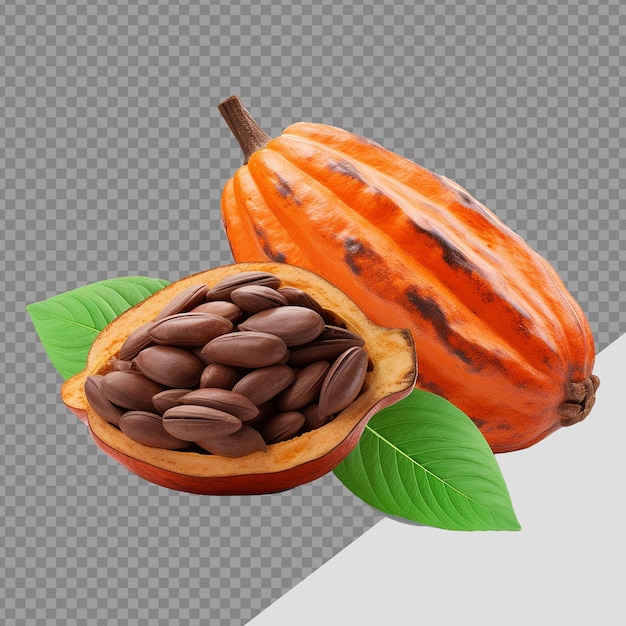 Cacao isolato su sfondo trasparente png