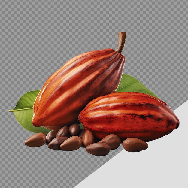 Cacao isolato su sfondo trasparente png