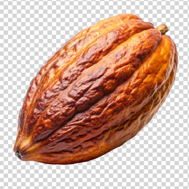 PSD cocoa pod isolated on transparent background