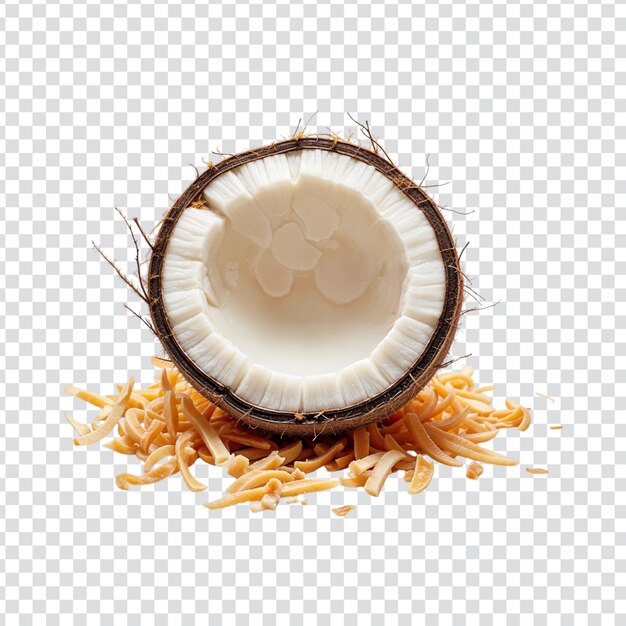 coconut image isolated with transparent background