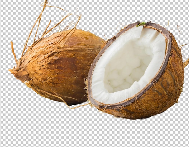 coconut isolated on a transparent background