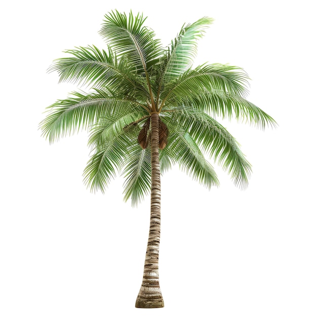 Coconut palm tree