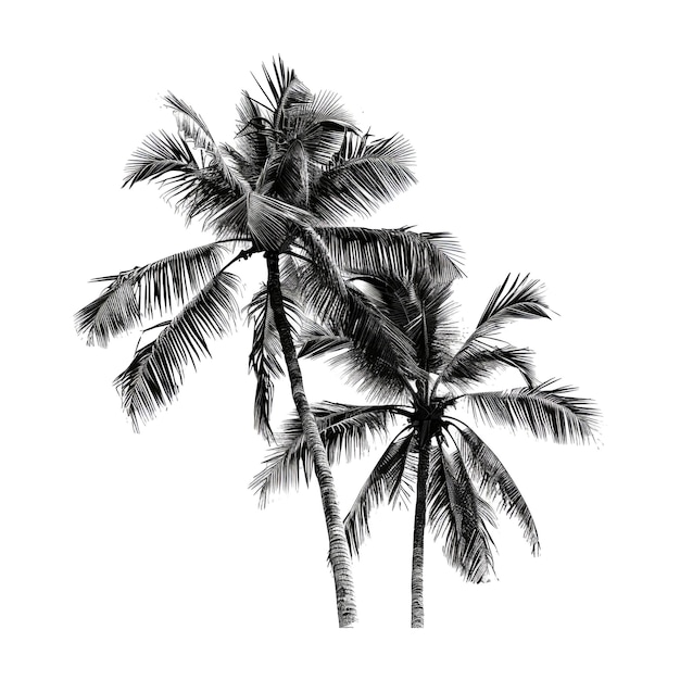 PSD coconut trees