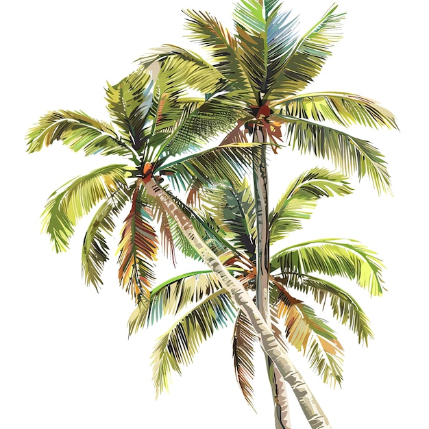 PSD coconut trees