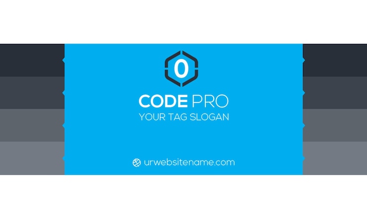 PSD code pro business card design