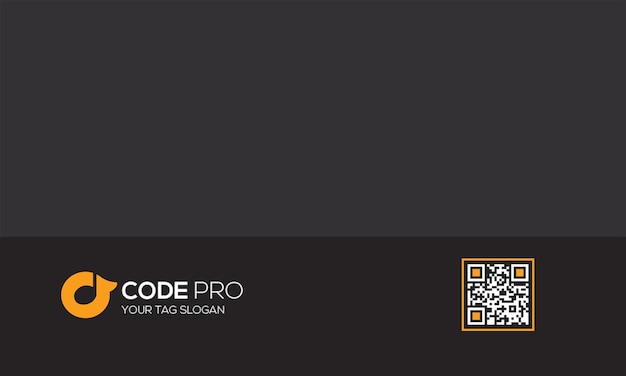 Code Pro Business Card with QR Code