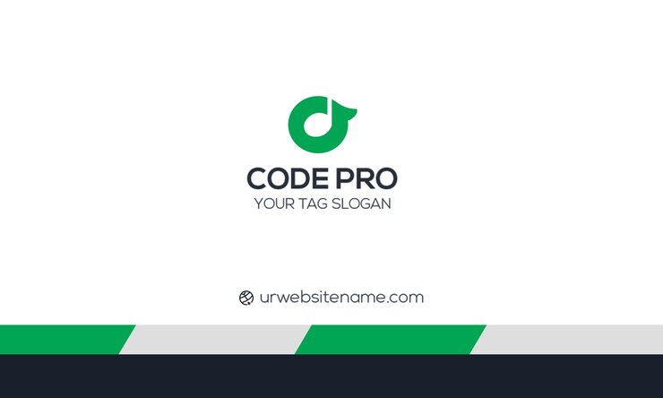 PSD code pro business card