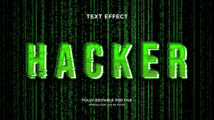 PSD code text effect