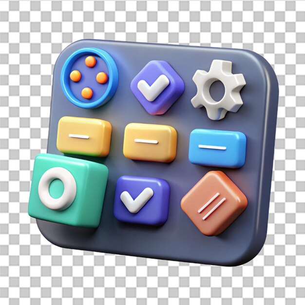 coding icon set on computer programming language icon 3d rendering vector