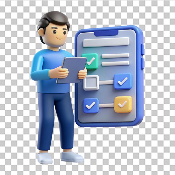 PSD coding language development connect application on smartphone software developer concept coding language programming interface web uiux system design minimal cartoon style 3d render illustration