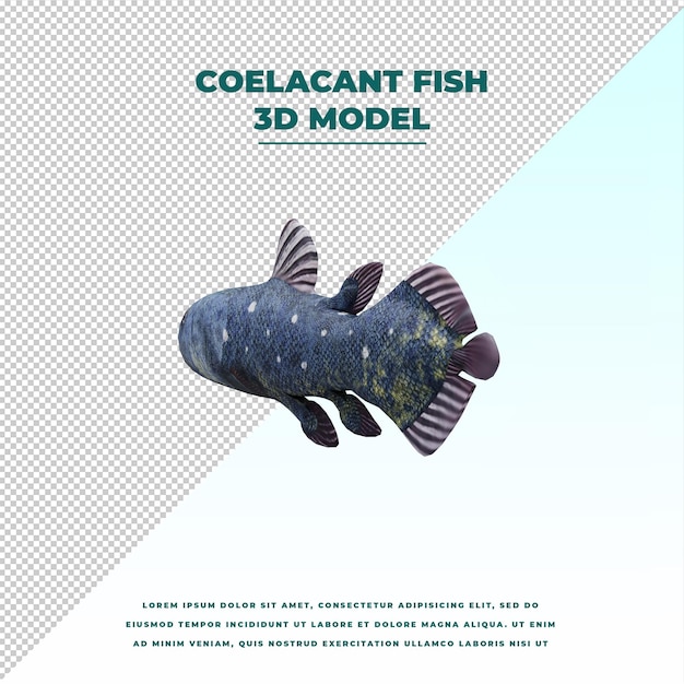 PSD coelacant fish