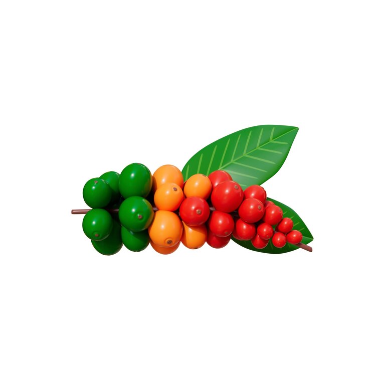 PSD coffee 3d illustration