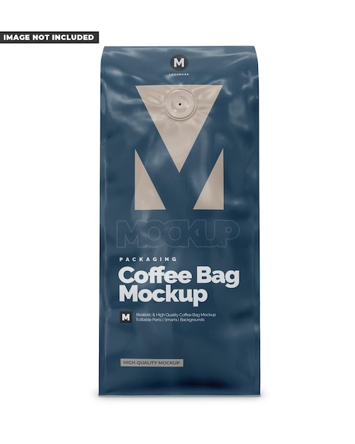 PSD coffee bag mockup