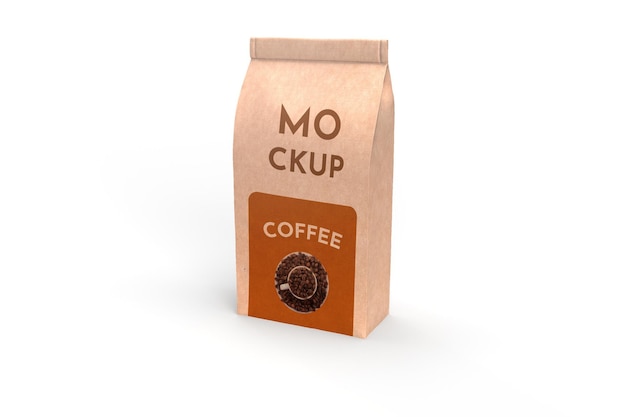 PSD coffee bag mockup