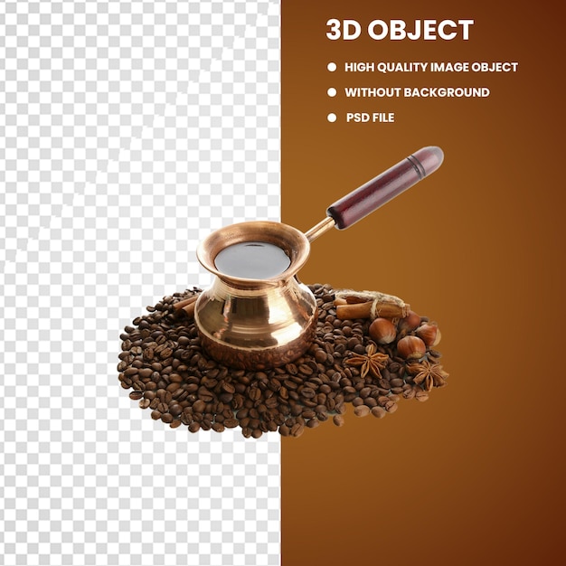 PSD coffee bean