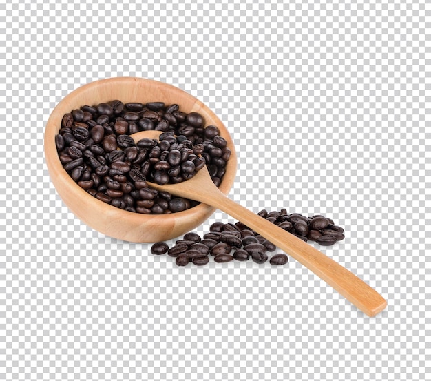 Chicchi di caffè isolati pfremium psd