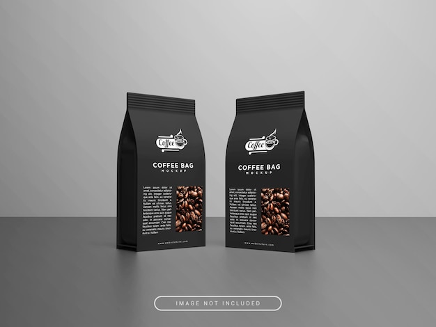 Coffee branding mockup with business cards