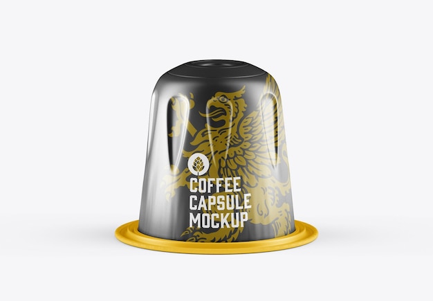 Mockup di capsule di caffè