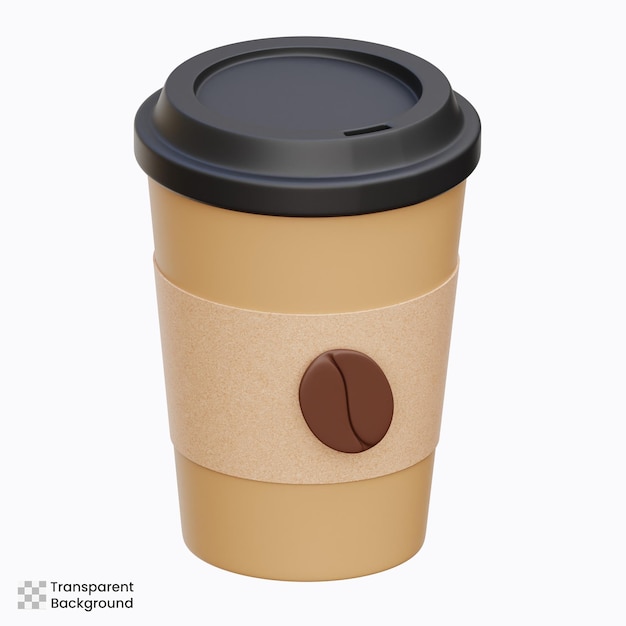 coffee cup 3d illustration