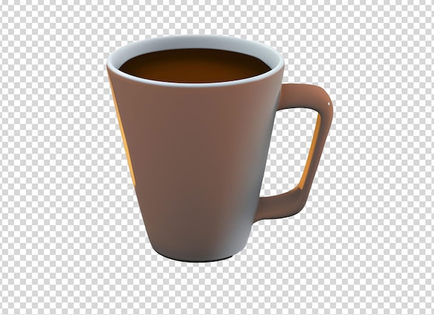 PSD tazza di caffè 3d