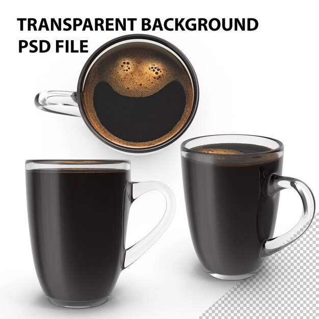 PSD コーヒーカップ png