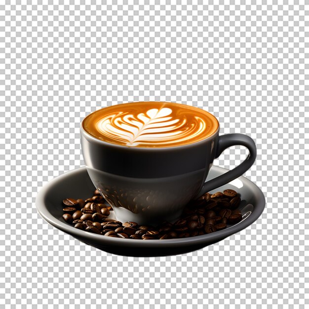 Coffee cup isolated on transparent background