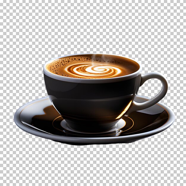 PSD tazza di caffè isolata su uno sfondo trasparente