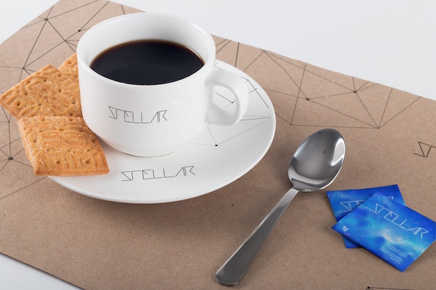 Tazza di caffè mock up di progettazione