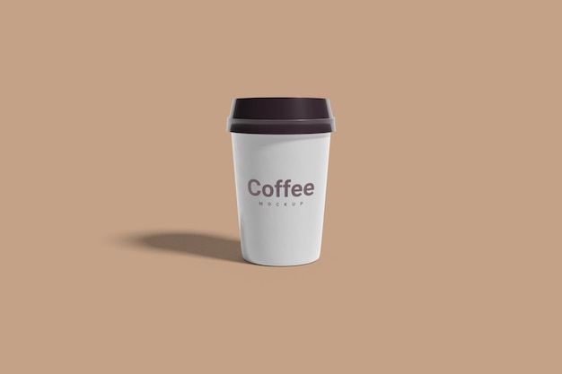 Coffee cup mockup design, international coffee day.