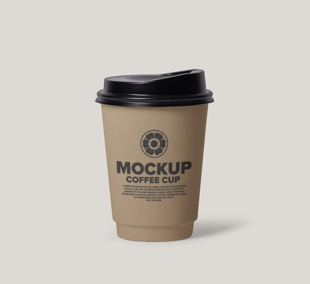 PSD coffee cup mockup design