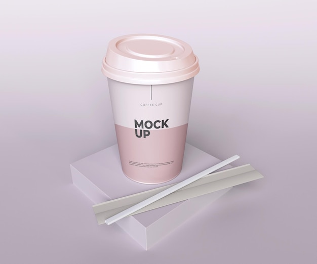 Mockup tazza di caffè premium psd