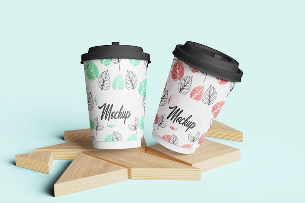 PSD coffee cup mockup