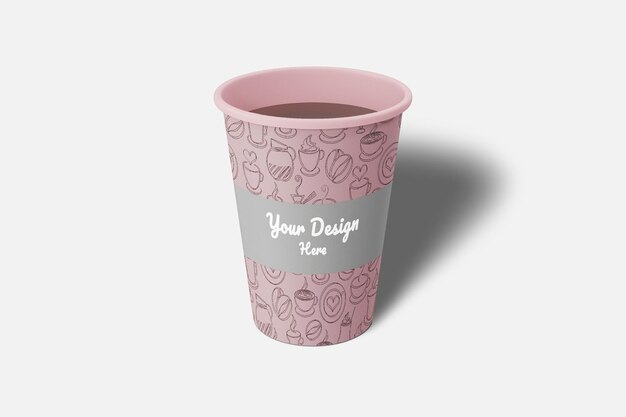 PSD coffee cup mockup