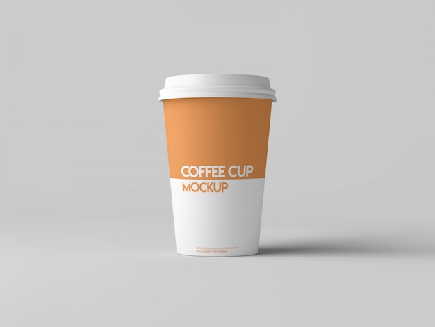 PSD coffee cup mockup