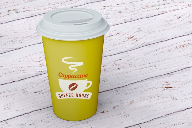 PSD coffee cup mockup
