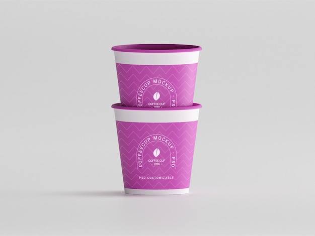 PSD coffee cup mockup