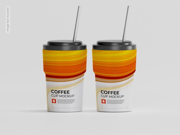 PSD coffee cup mockup