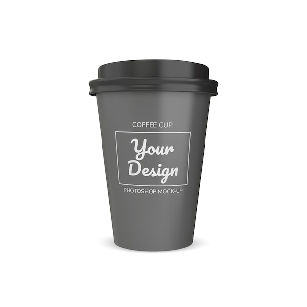 PSD coffee cup mockup