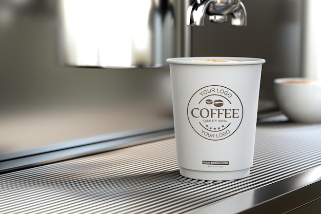 PSD coffee cup mockup