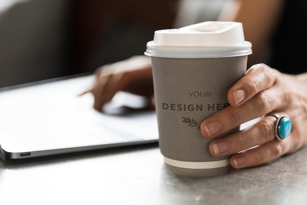 Coffee cup mockup