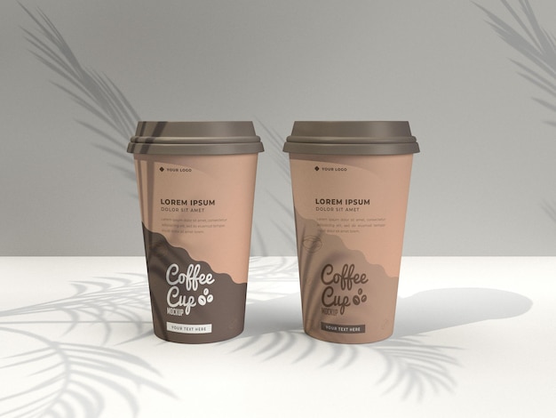 PSD coffee cup mockup