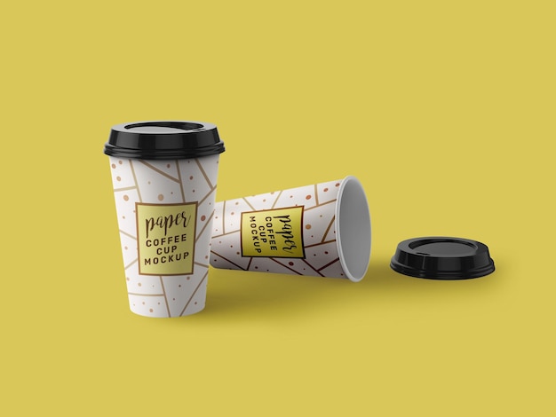 PSD coffee cup mockups