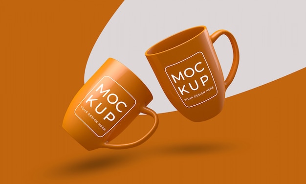 PSD mockup tazza di caffè tazza