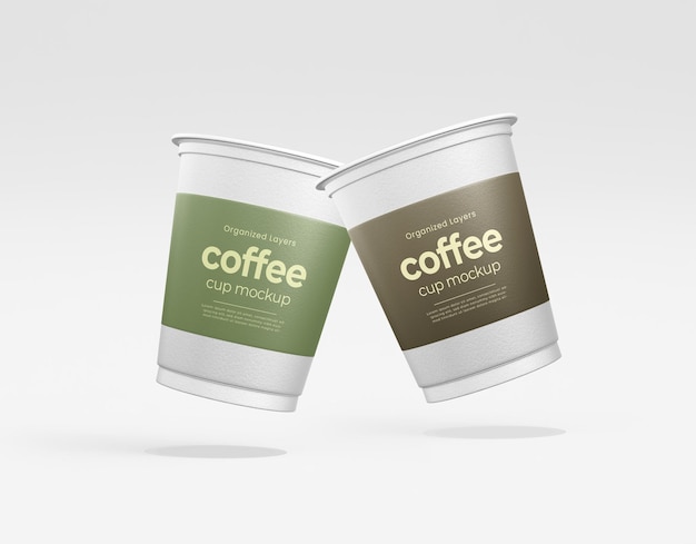 Coffee Cups Mockup