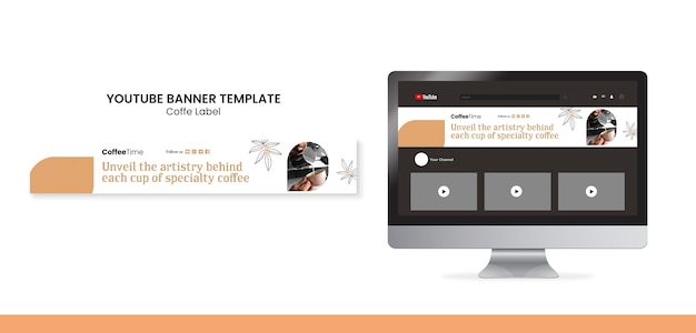 coffee label template design
