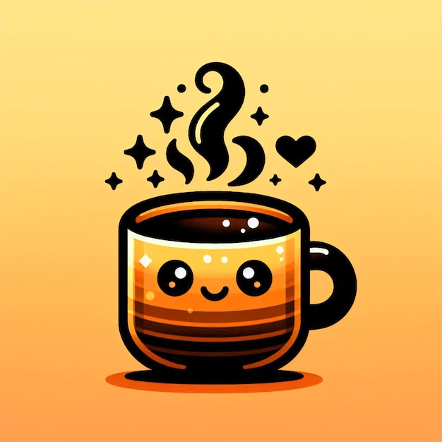 PSD coffee logo