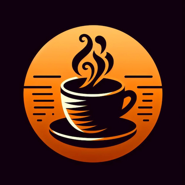 PSD coffee logo