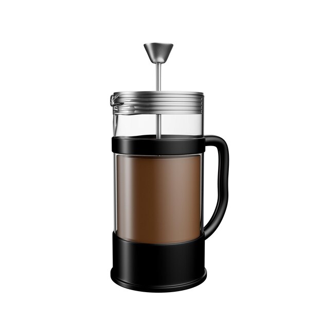 PSD coffee machine 3d illustration